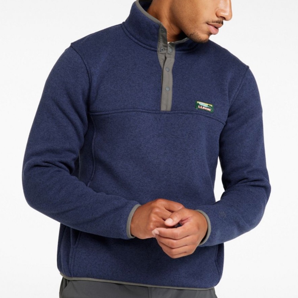 L.L.‎ Bean Men's Sweater Fleece Pullover
